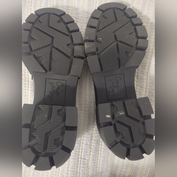 Black Heeled Loafers - Picture 3 of 5